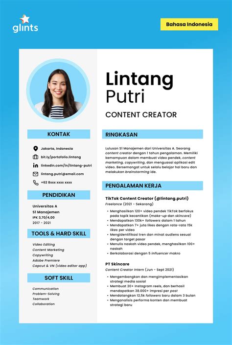 CV Content Creator: Tips Menulis, Contoh, & Template Gratisnya