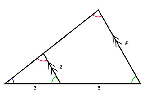 Examples of examination questions using intercept theorem