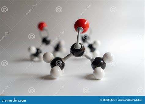 Isolated Acetone Molecule Made by Molecular Model Stock Photo - Image of hydrogen, chemistry ...