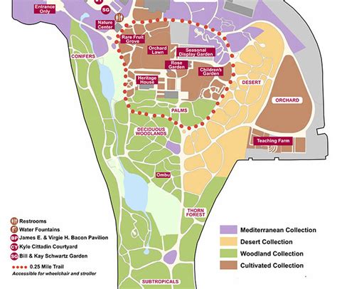 Birmingham Botanical Gardens Map | Fasci Garden