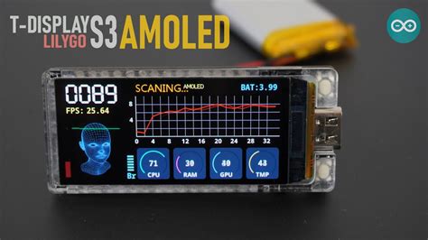 Finally, ESP32 board with an AMOLED display .LilyGO T-display S3 AMOLED - YouTube