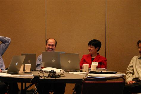Far side of the room | Dennis Galletta and Ping Zhang having… | Flickr