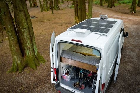 Bike Storage and Solar Power van conversion by Freedom Vans | Best solar panels, Solar panels ...