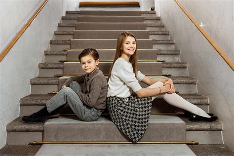 Princess Estelle, Prince Oscar of Sweden Star in New Birthday Portraits