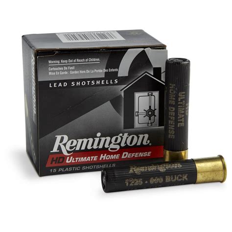 10 rounds Remington® HD Ultimate Home Defense 12 - Gauge 2 3/4"1 1/4 - oz. BB Shells - 189185 ...