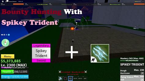 Blox Fruit | Bounty Hunting With Spikey Trident - YouTube