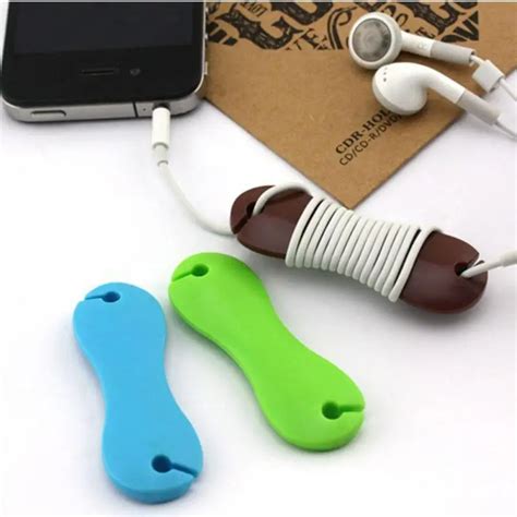 cable organizer plastic cable winder Fishbone cable holder headphone ...