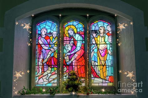 Christmas Church Window Photograph by Ian Mitchell - Pixels