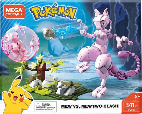 Mega Construx FVK77 Pokemon Mew vs Mewtwo Clash for sale online | eBay ...