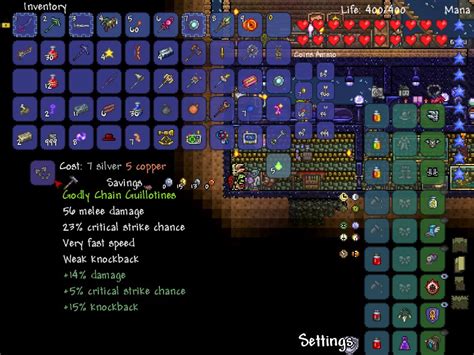 Chain Guillotines Price? | Terraria Community Forums