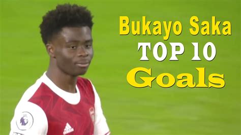 Bukayo Saka Top 10 Best Goals of all Time - YouTube