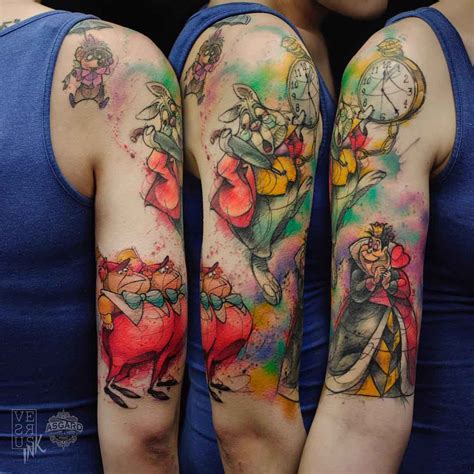 Alice In Wonderland Tattoo Ideas