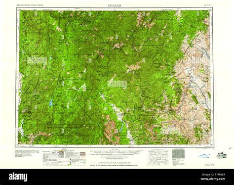 Challis idaho map hi-res stock photography and images - Alamy