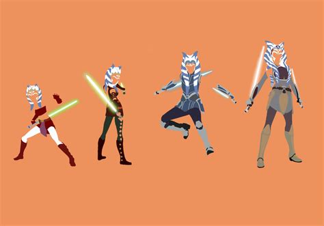 Ahsoka Minimalist Wallpapers, on ArtStation at https://www.artstation ...