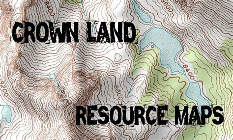 SHTF Resource Maps: Crown Land | Canadian Prepper http://prepperhub.org ...