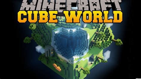 Minecraft: CUBE WORLD (SURVIVAL IN GIANT CUBES!) Mod Showcase - YouTube