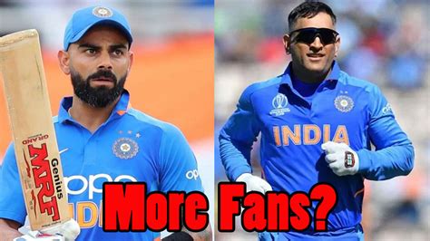 Virat Kohli VS MS Dhoni: Who has more fans? | IWMBuzz