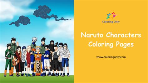 Naruto Characters Coloring Pages Coloring Page - Free Printable Coloring Pages for Kids
