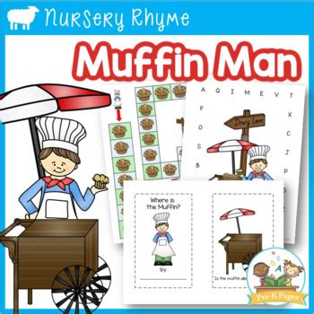 The Muffin Man Nursery Rhyme Activities by PreKPages | TPT