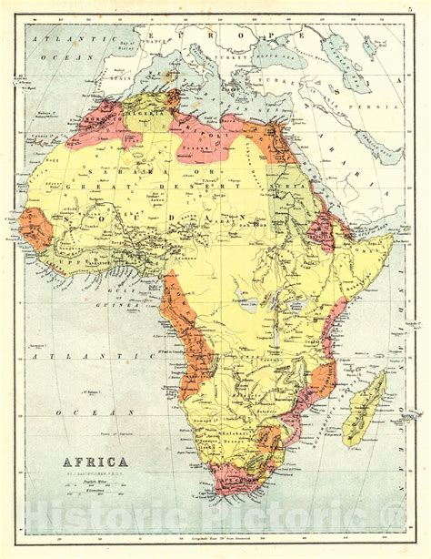 Historic Map : 1870 Africa : Vintage Wall Art in 2022 | Vintage wall art, Vintage map, Vintage ...