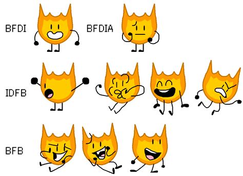 Recreating BFDI character poses - nº1- Firey : BattleForDreamIsland