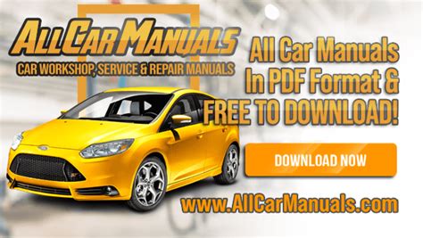 Download Free PDF Car Workshop Manuals | Factory Service Manuals