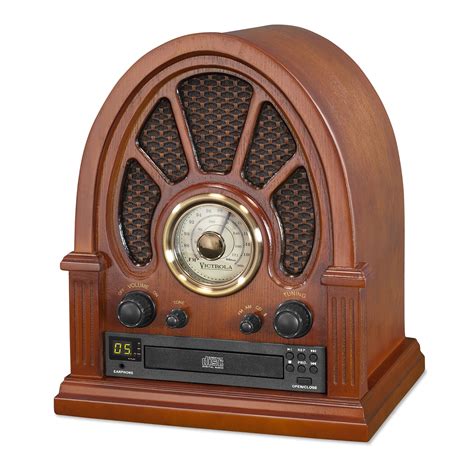 Victrola Vintage Wooden Bluetooth Radio with CD Player 816203015099 | eBay