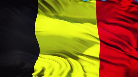 Belgium Flag waving 24849703 Stock Video at Vecteezy