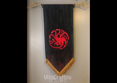 House Targaryen sigil banner Game of Thrones