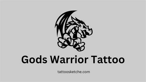 Gods Warrior Tattoos | Tattoosketche.com