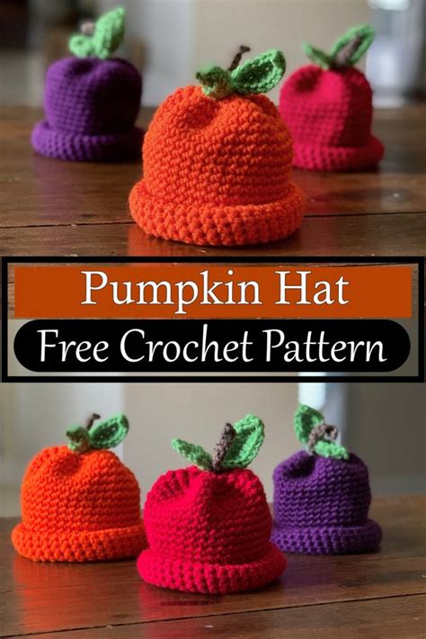 13 Crochet Pumpkin Hat Patterns For Halloween