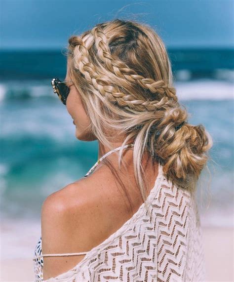 20 Inspiring Beach Hair Ideas for Beautiful Vacation | Beach hairstyles ...