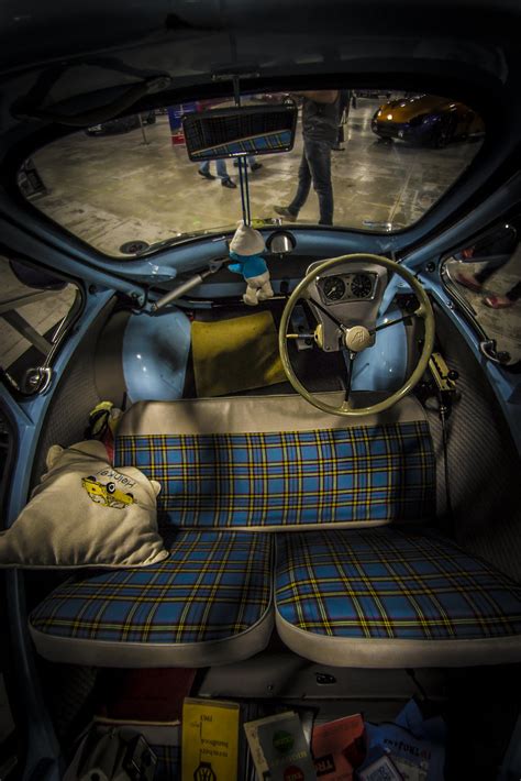 Bubble Car Interior | Heinkel Trojan bubble car @ the Manche… | Flickr