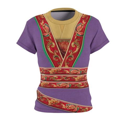 Mulan Live Action Costume Mulan Purple Outfit Women Shirt - Etsy