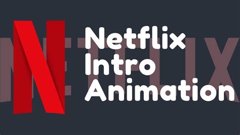 How to create Netflix Intro Animation - YouTube