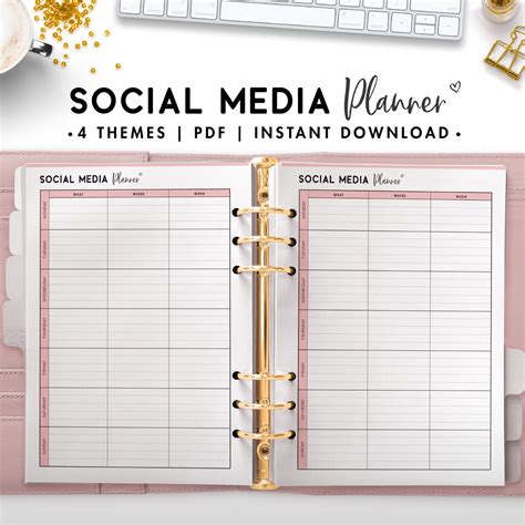 Social Media Planner - World of Printables