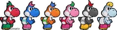 Yoshi colors - Paper mario and the thousand year old door Photo ...