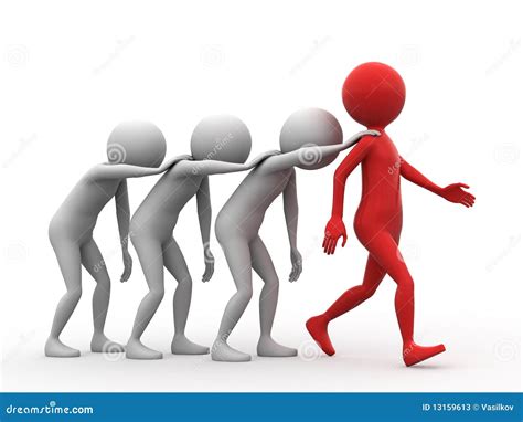 Follow the leader stock illustration. Illustration of leading - 13159613