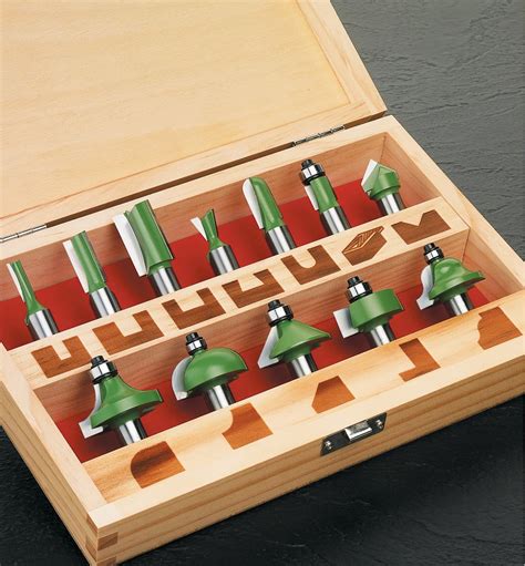 Boxed Set of 12 Router Bits - Lee Valley Tools