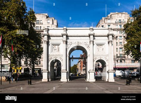 Marble Arch designed by John Nash, London, England Stock Photo - Alamy