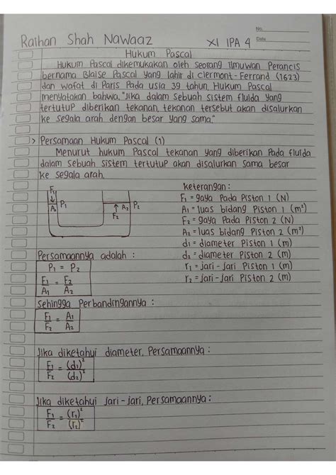 SOLUTION: Hukum pascal fisika - Studypool