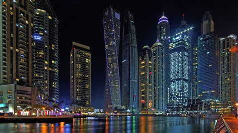 Download wallpaper 1920x1080 cityscape, dubai, buildings, and skyscraper of city, full hd, hdtv ...