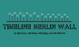 Berlin Wall Timeline by Kylie Groves on Prezi