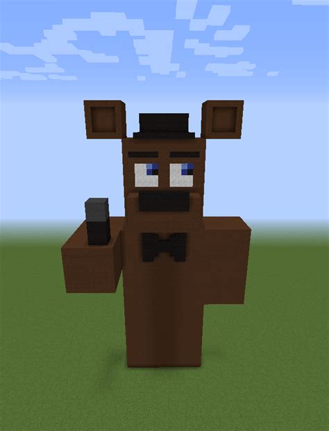 Freddy Fazbear in Minecraft by Pinkyshy101 on DeviantArt