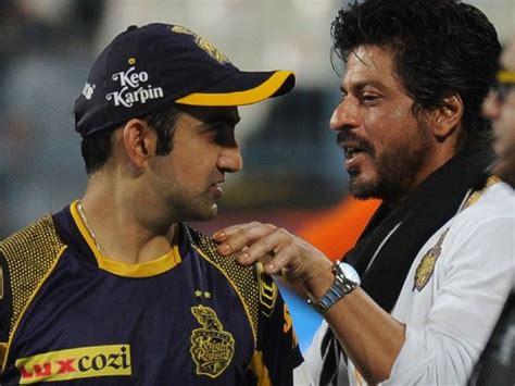 Gambhir on Shah Rukh Khan: 'Just promised him one thing' - Gautam ...