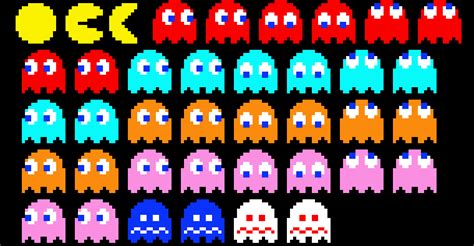 Pac-Man sprites | Pixel Art Maker