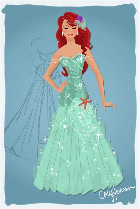 Ariel Dress Design by Cor104 on DeviantArt