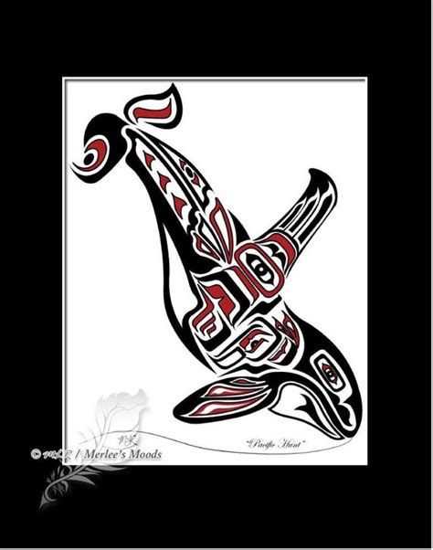 Haida Killer Whale Tlingit Orca Art PrintPacific Northwest