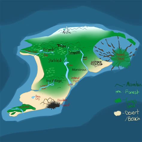 Bird Island Map[UPDATED 1/2/2015] by xYorutenshi on DeviantArt