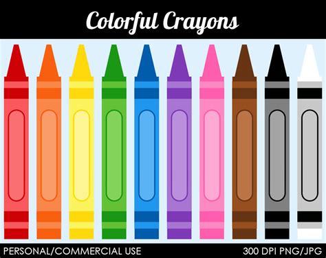 12+ Crayons Clipart - Preview : Colorful Crayons | HDClipartAll